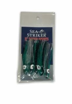 Sea Striker Squid Skirts - 3" - Green