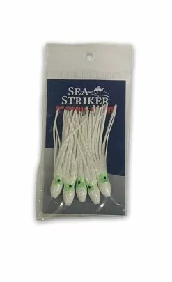 Sea Striker Squid Skirts - 3" - White