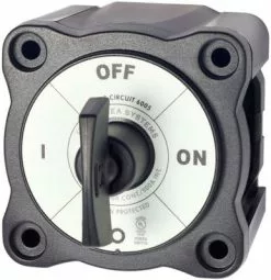 Blue Sea Systems Blue Sea 6005200 Battery Switch Single Circuit ON-OFF - Black