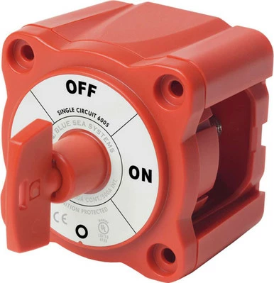 Blue Sea Systems Blue Sea 6005 M-Series (Mini) Battery Switch Single Circuit ON/OFF 1 Blue Sea Systems Blue Sea 6005 M-Series (Mini) Battery Switch Single Circuit ON/OFF
