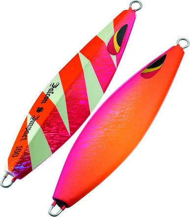 Sea Falcon S Impact Jig - 120g - Lightning Glow Orange Pink 1 Sea Falcon S Impact Jig - 120g - Lightning Glow Orange Pink